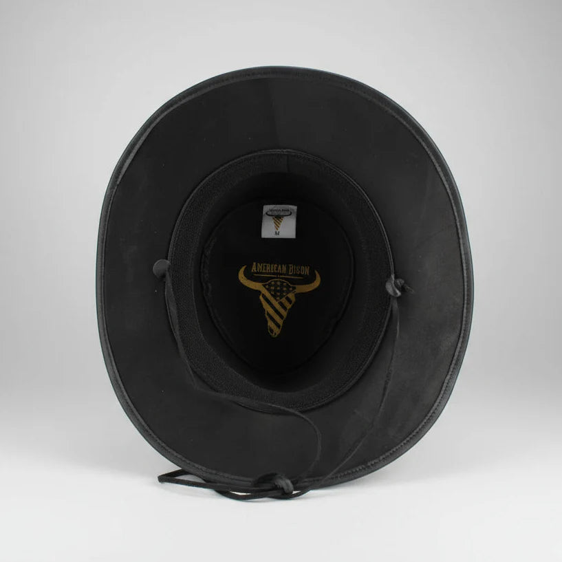 Shapeable Cowboy Hat with 12 Gauge Bullet Slice & Embellishments