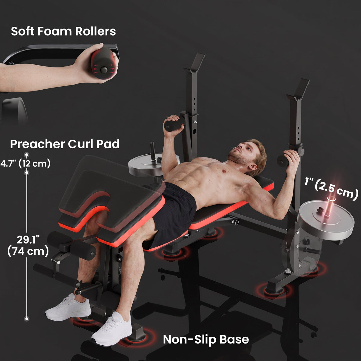 Adjustable Weight Bench for Weight Lifting and Strength Training