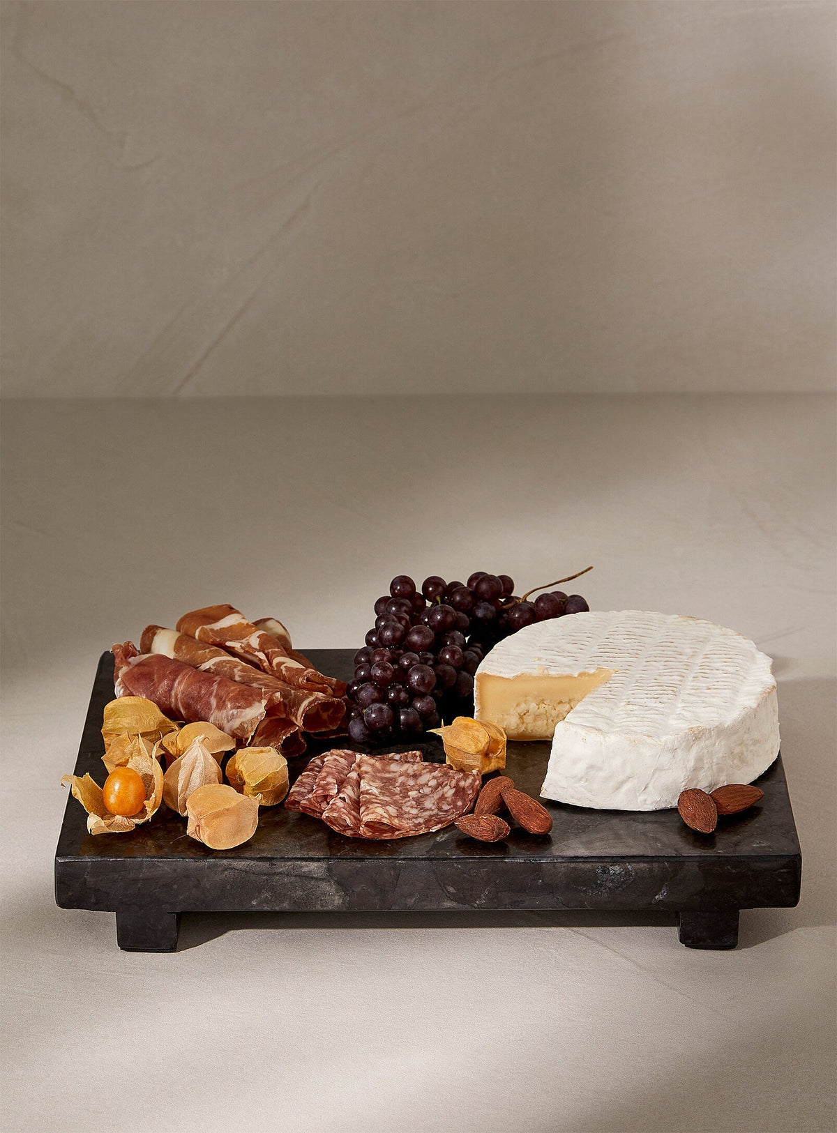 Plateau de service en marbre