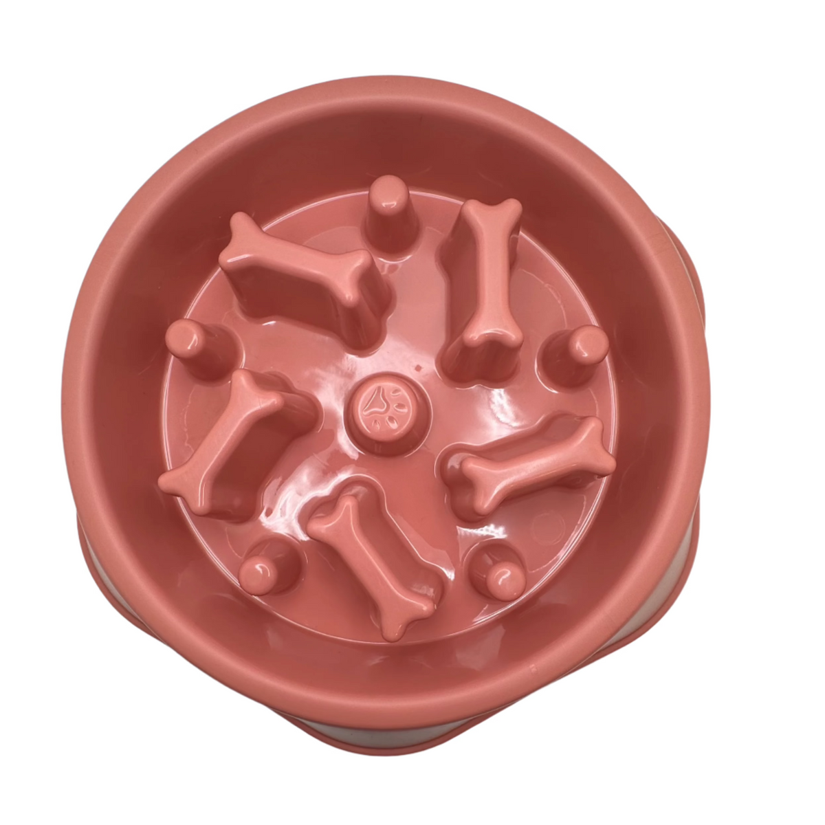 Slow Feeder Dog Bowl – Bone-Shaped for Healthy Eating