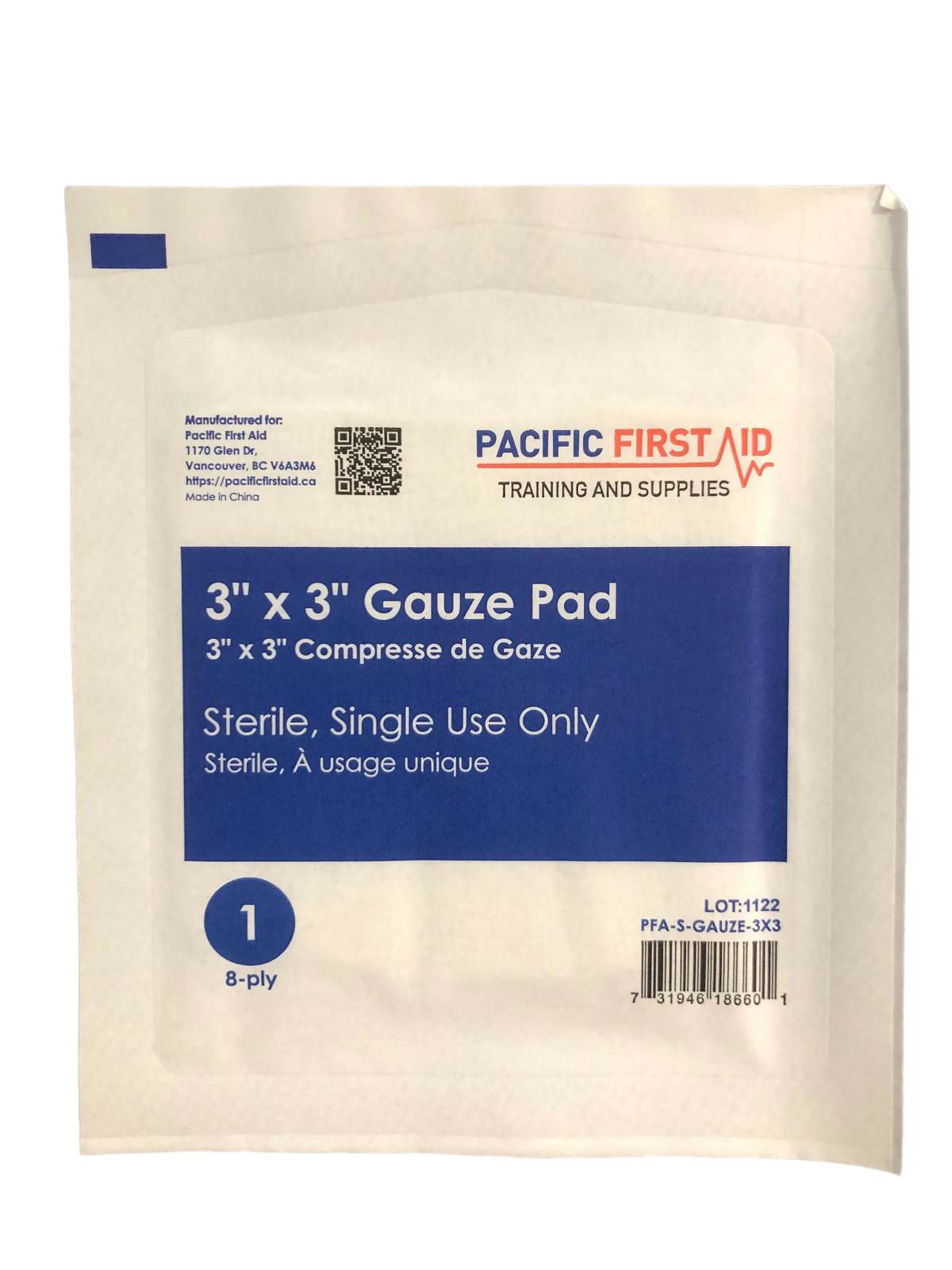 Sterile Gauze Pad 3" x 3" & 4" x 4"
