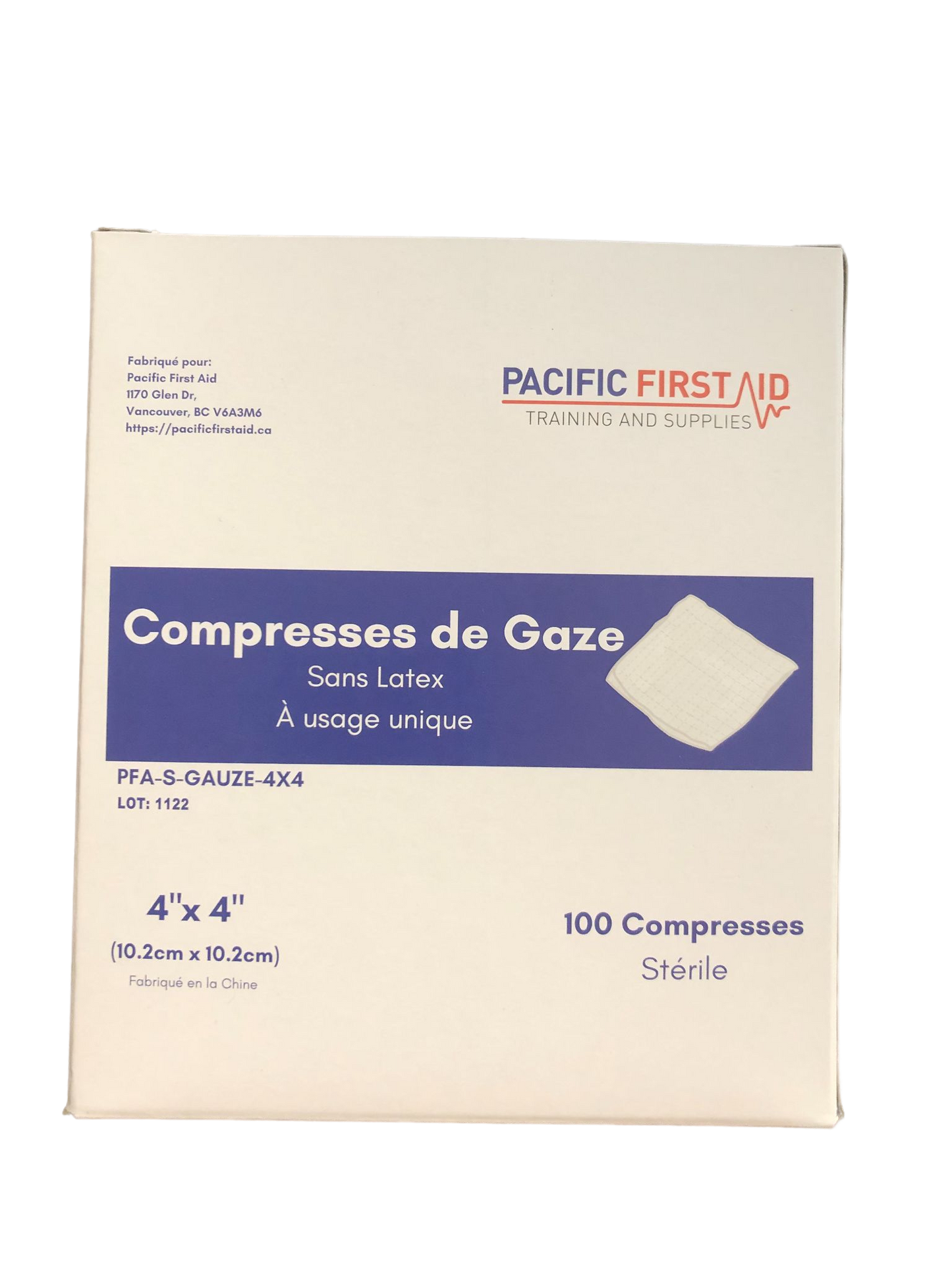 Sterile Gauze Pad 3" x 3" & 4" x 4"