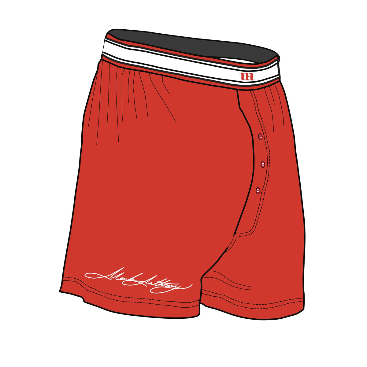 Boxers - Mockup and Template - 6 Angles, Layered, Detailed and Editable Vector in EPS, SVG, AI, PNG, DXF and PDF