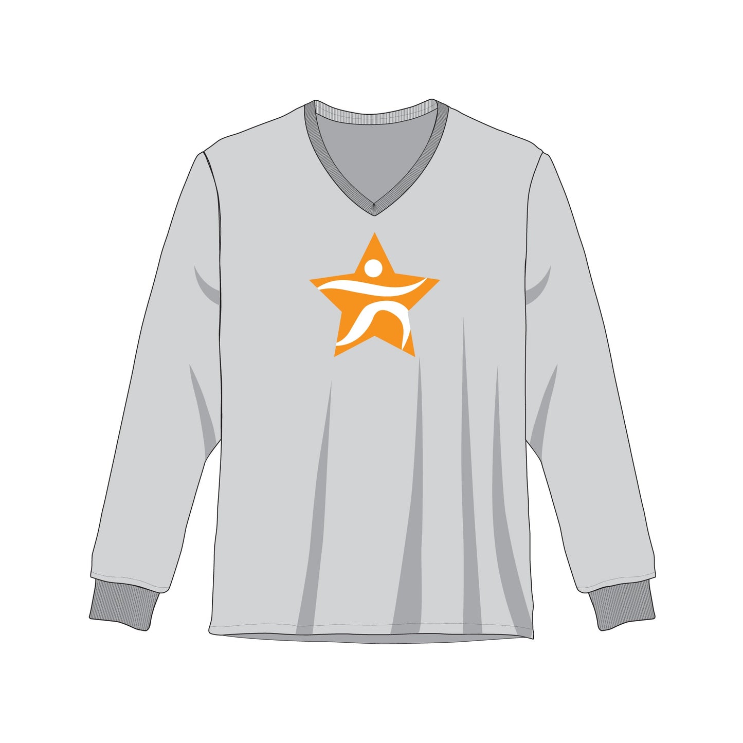 Sweatshirts & Sweaters - Mockup and Template - 8 Angles, 2 Styles, Layered, Detailed and Editable Vector in EPS, SVG, AI, PNG, DXF and PDF