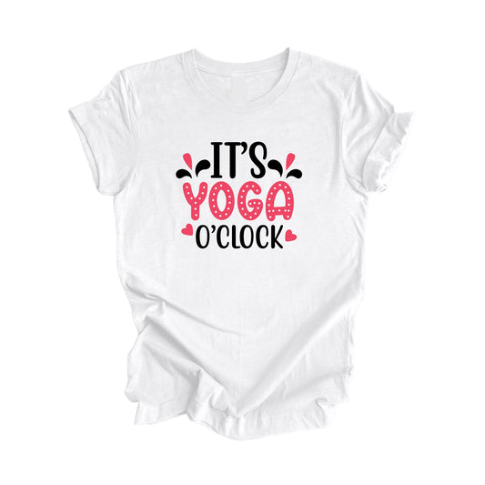 It's Yoga O'clock - Unisex Jersey Short Sleeve Tee