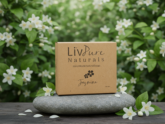 Jasmine Soap Bar: Brightening, Soothing, and Exfoliating - Natural Skincare
