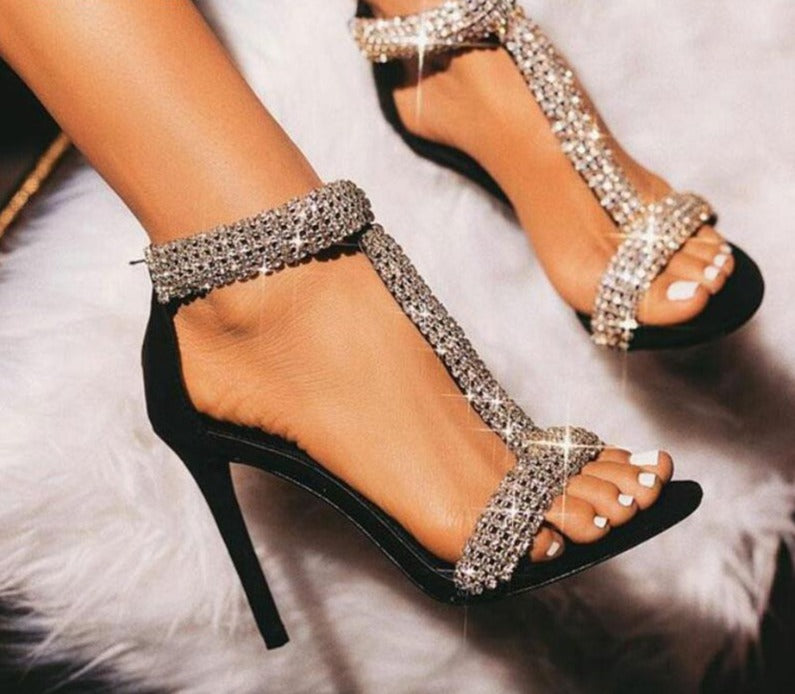 T Strap Sandal Heel