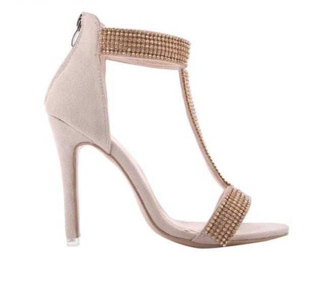 T Strap Sandal Heel