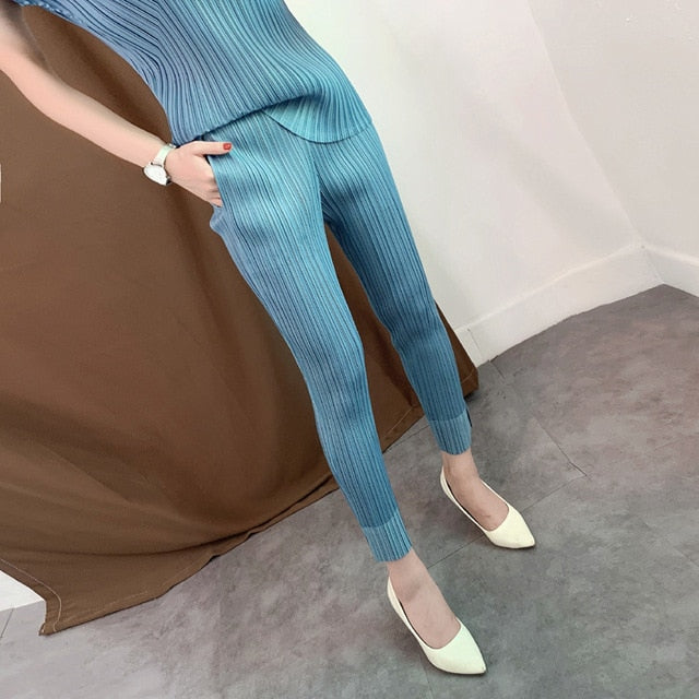 Lined Office Stretch Pants
