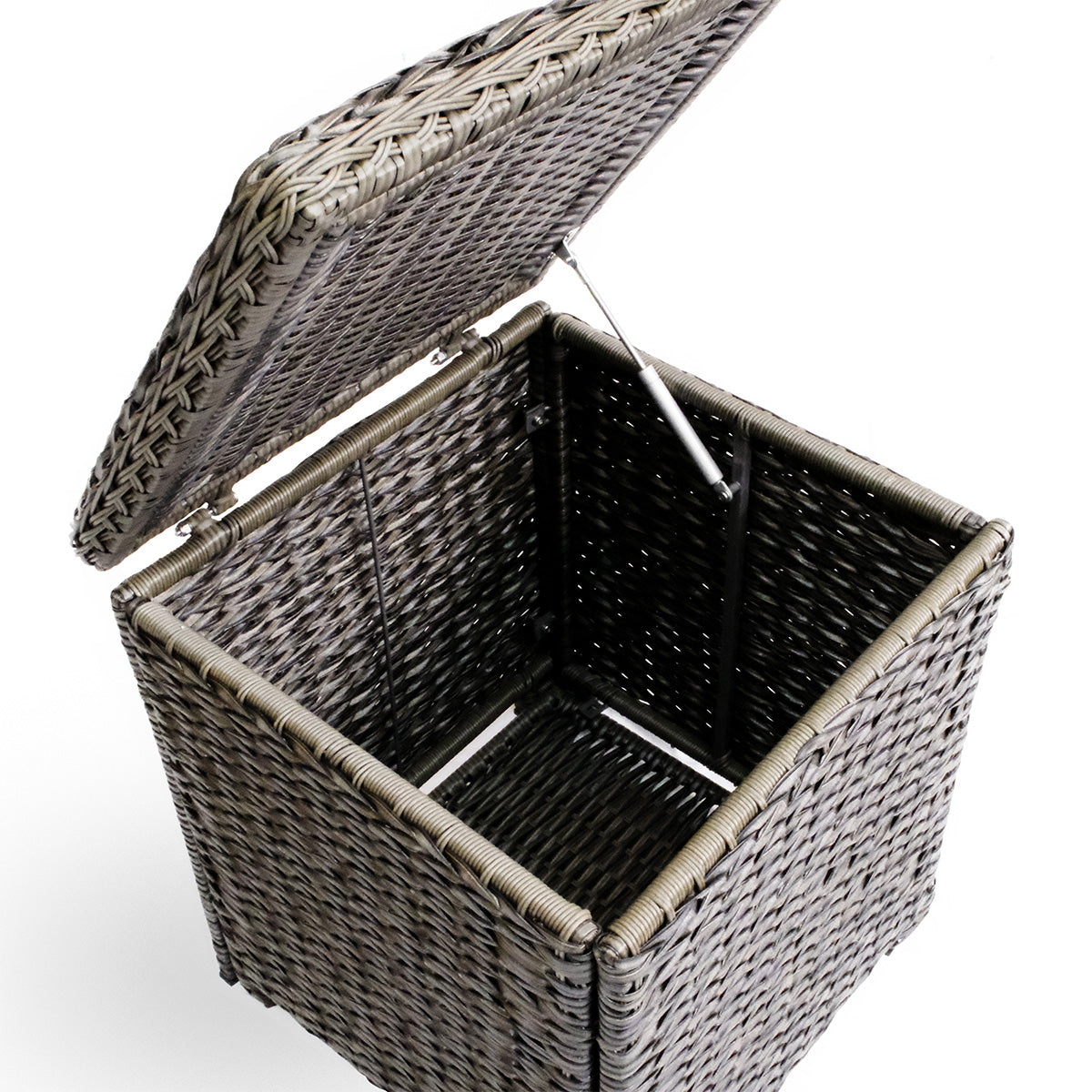 Laguna Point Wicker Outdoor Storage Chest End Table