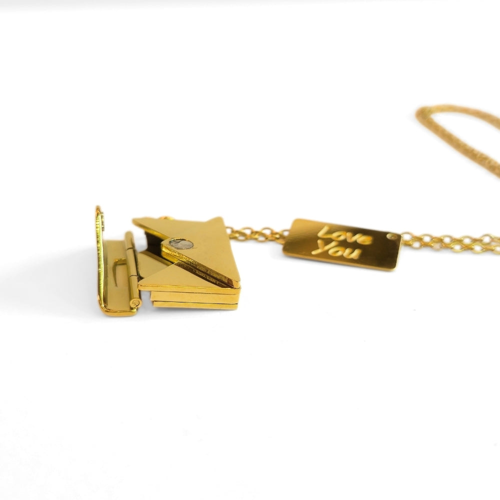 Love Letter Locket Necklace