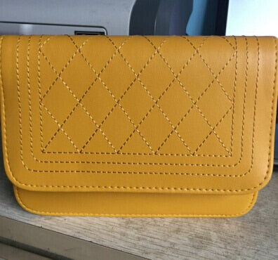 Semi Chain Plaid Bag