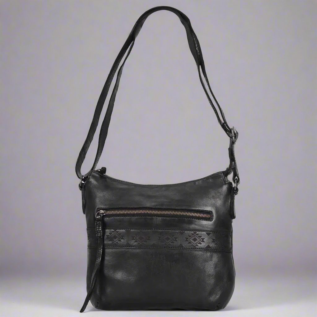 MET Crossbody Bag with Aztec Design