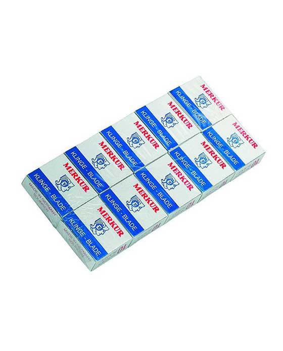 Merkur Detailing Razor Blades (100 Blades - 10 Packs of 10 Blades)
