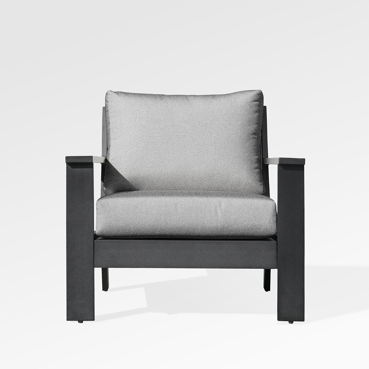 Magnolia Black Aluminum Club Chair with Sunbrella® Cushions