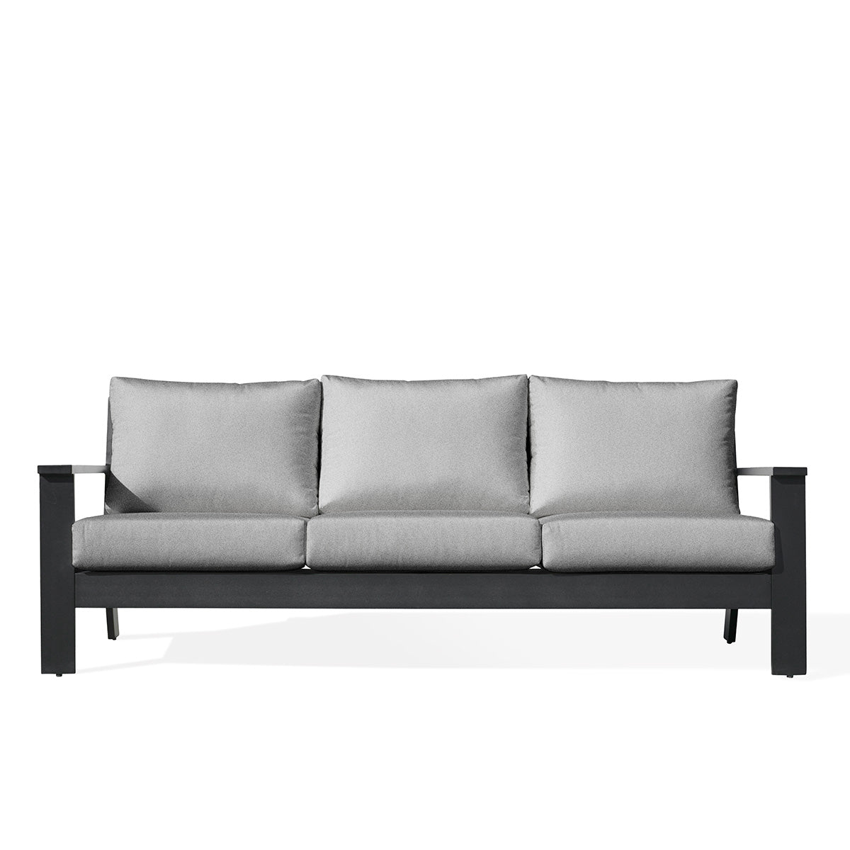 Magnolia Black Aluminum Sofa with Sunbrella® Cushions