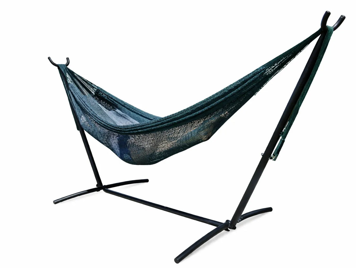 XL Thick Cord Mayan Hammock with Universal Stand
