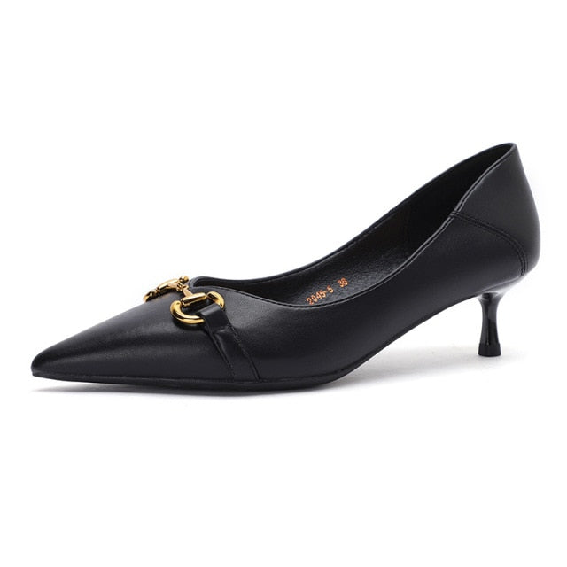Chain Stud Dress Heels