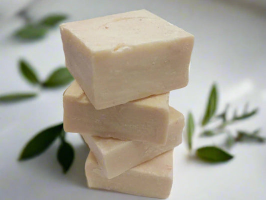 Organic Olive Oil Soap Bar 4-Pack Bars Unscented Handmade No-chemicals Soap Bar
