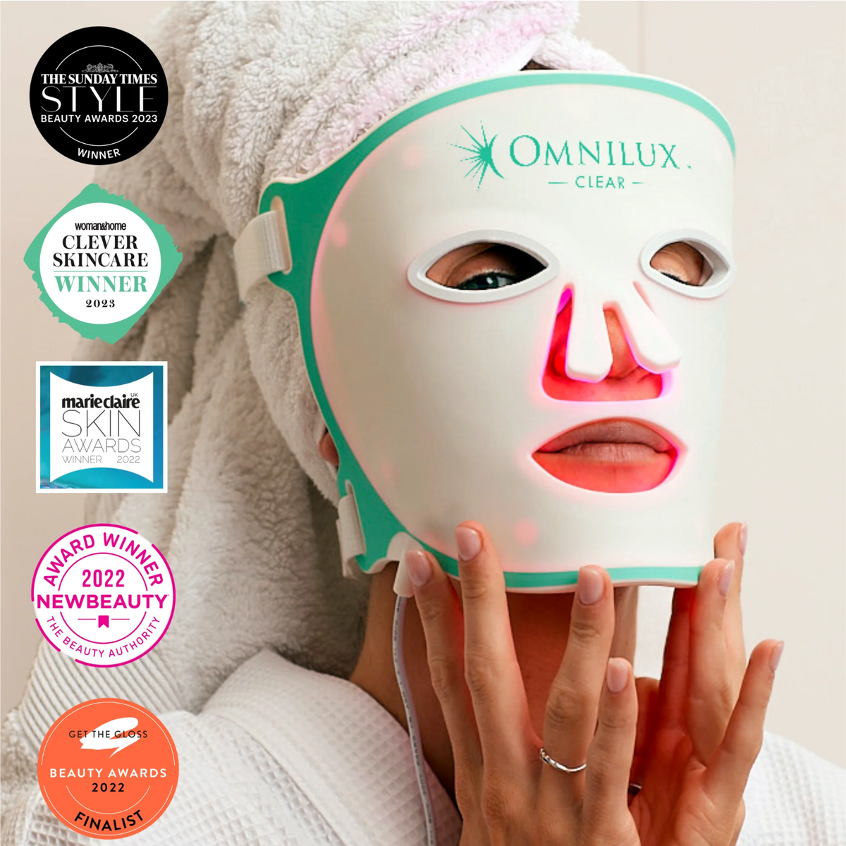 Omnilux Face Contour + Clear + Neck & Décolleté