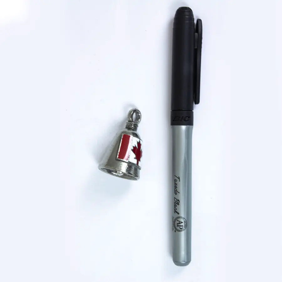 Open Road Canada Flag Motorcycle Guardian Bell