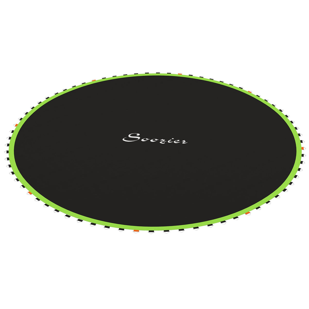 Trampoline Replacement Mat, Fits 14' Trampoline w/ 80 V-Hooks & 5.5" Springs (Spring & Frame not Included), Black