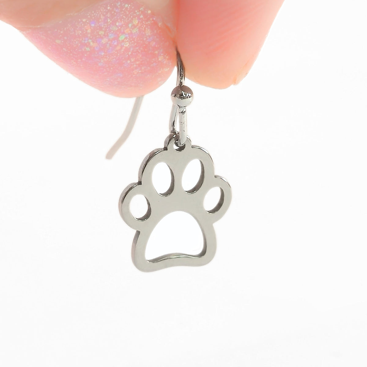 Paw Print Cut-Out Earrings