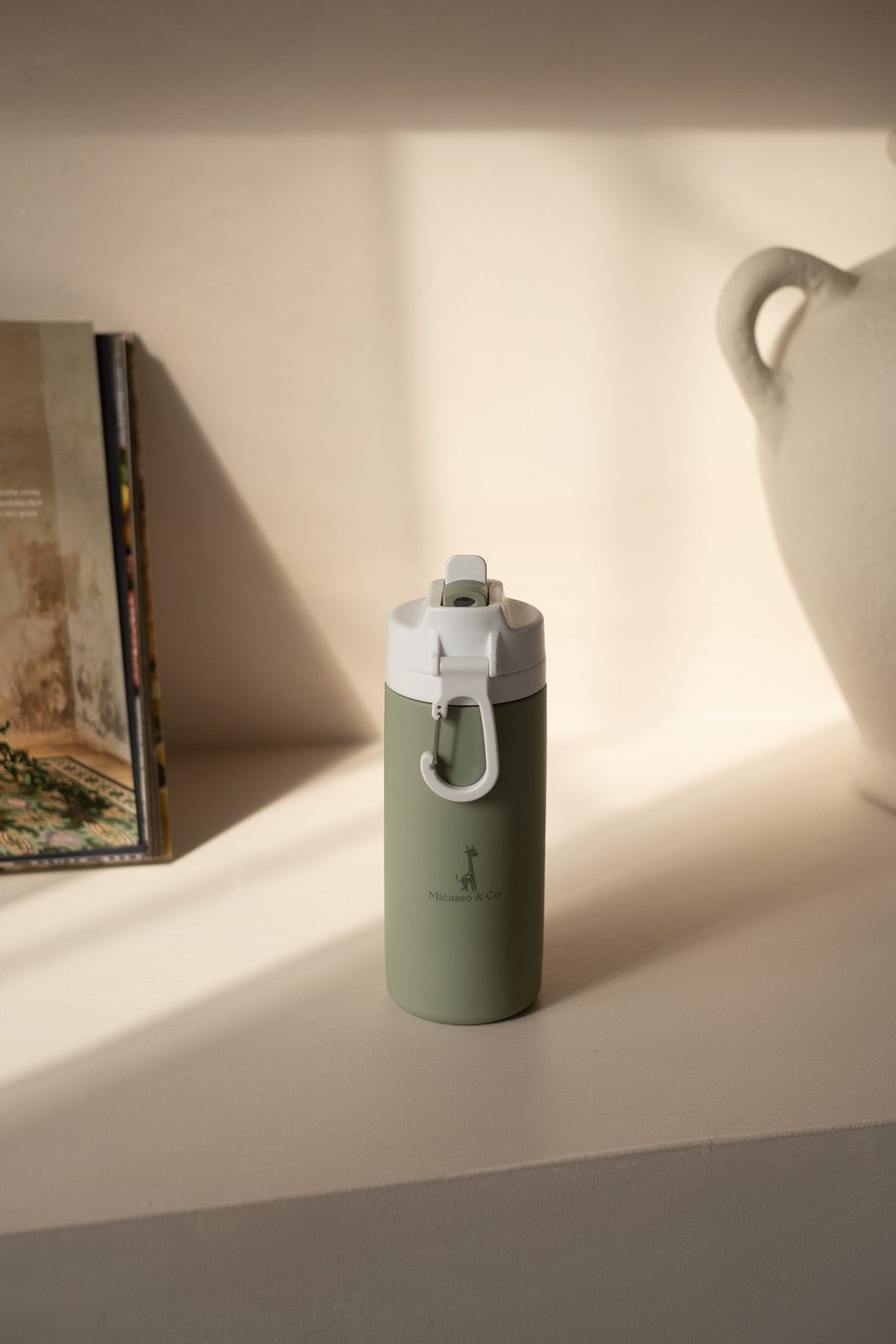 Bouteille d'eau en silicone format 450 ml