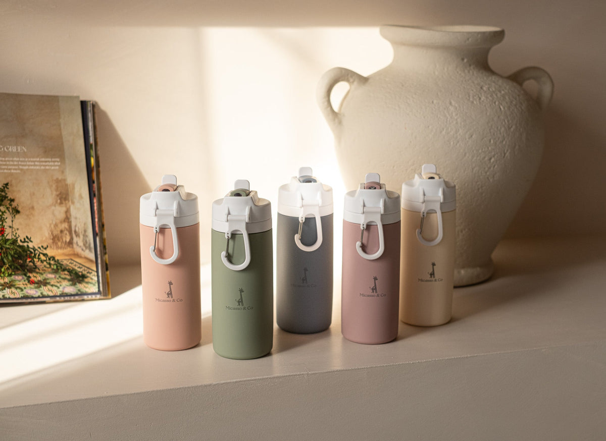 Bouteille d'eau en silicone format 450 ml