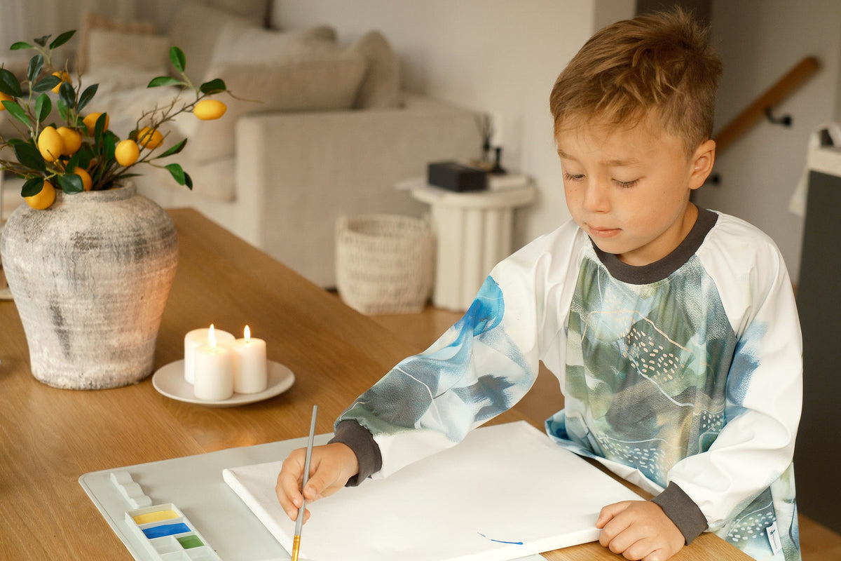 Tablier d’artiste imperméable pour enfants