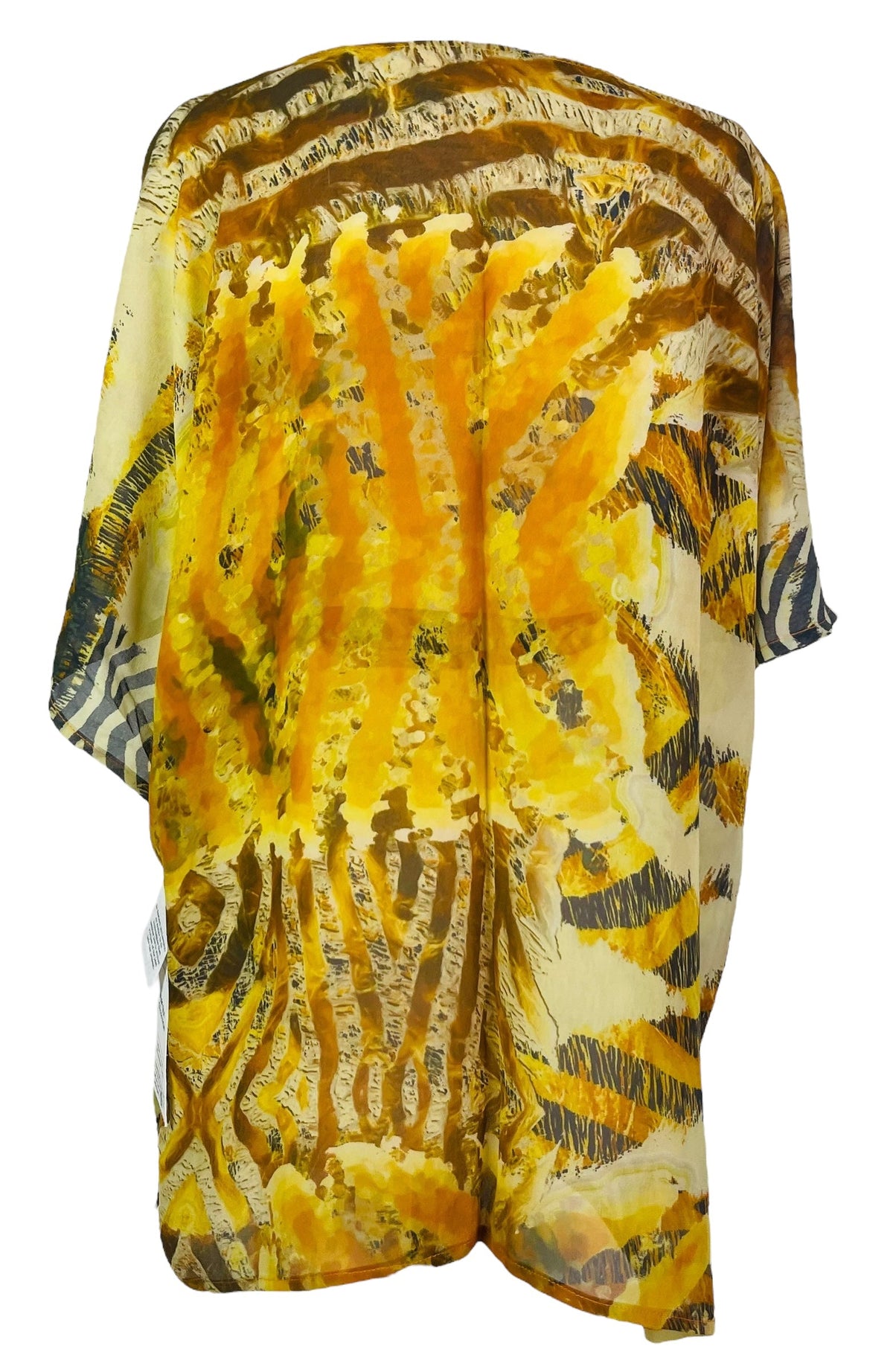 PRC7495 Avatar Pure Silk Kimono-Sleeved Jacket with Belt