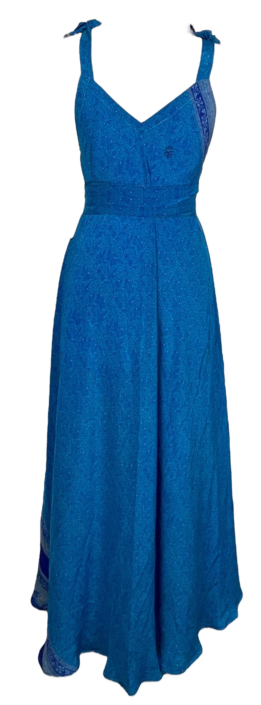 PRC7672 Avatar Pure Silk Maxi Dress with Belt