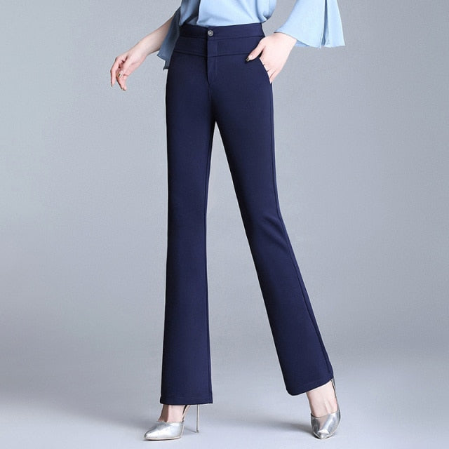 Bell Bottom Double Waist Pants