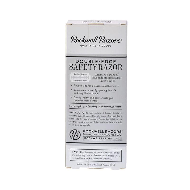 Rockwell R1 DE Safety Razor - Gunmetal