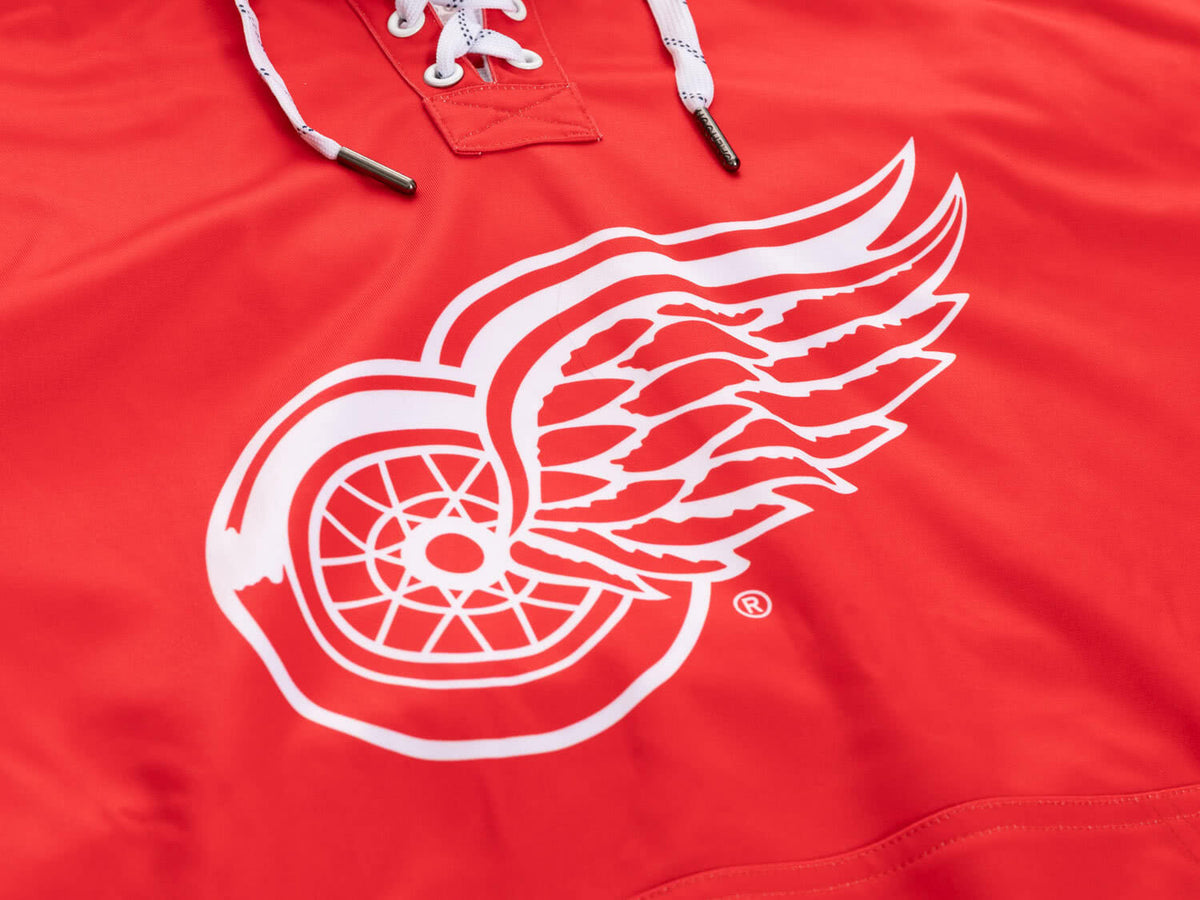 Detroit Red Wings Hockey Lace Hoodie