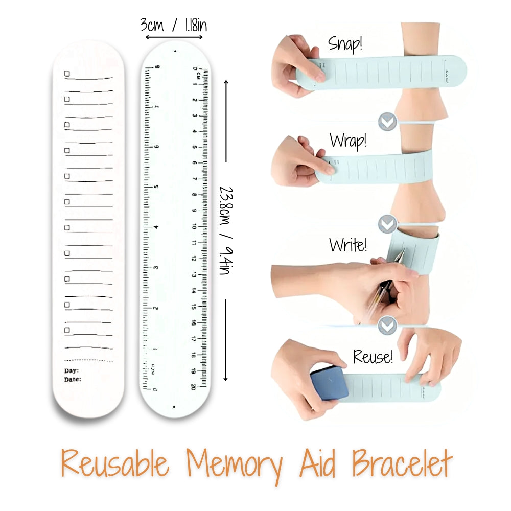 Reusable Memory Aid Bracelet