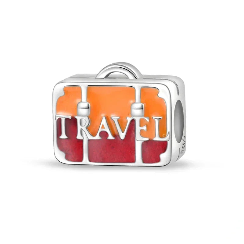 Jetsetter Sterling Silver Charm