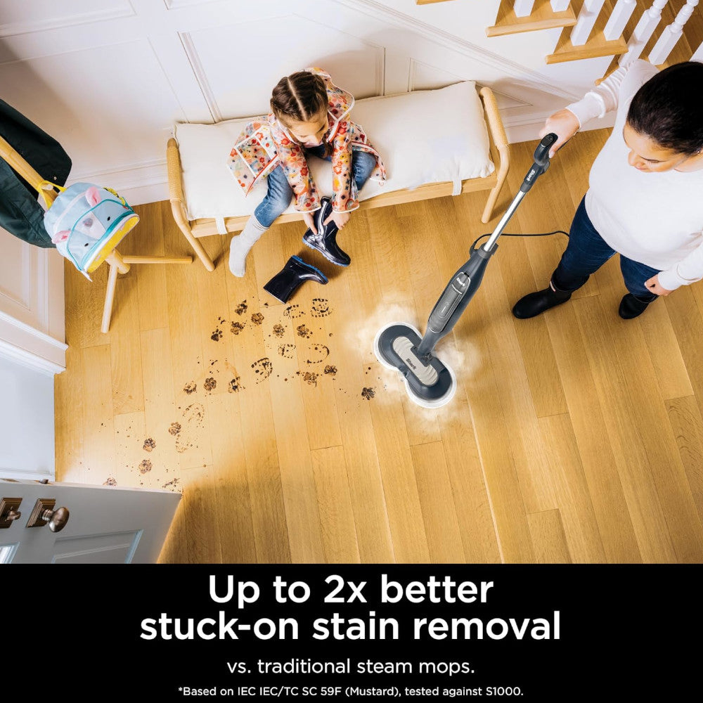 SHARK S7201 Steam & Scrub with Steam Blaster Technology All-in-One Hard Floor Steam Mop - Factory serviced with 90 day warranty