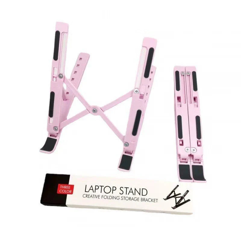 8 Gear Foldable Laptop plastic Stand Holder Portable Notebook Support Base Adjustable Riser Cooling Bracket Cooler Accessories