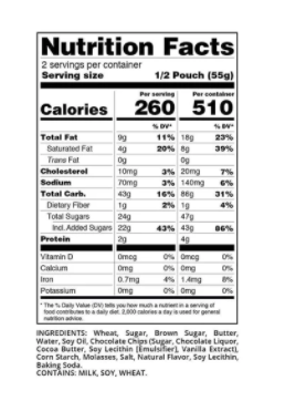 ReadyWise Trail Treats Cookie Dough Snacks