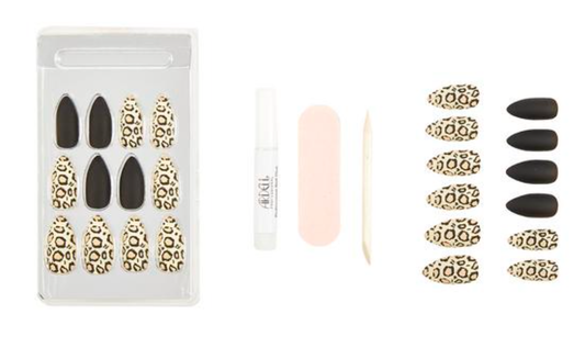 Ardel Nail Addict Black Leopard Tips