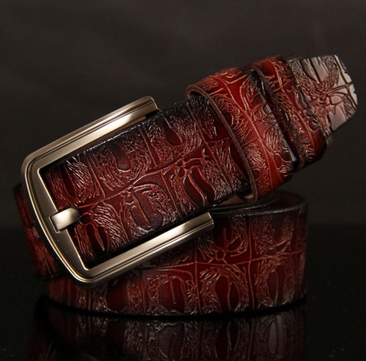 Engrave Pattern Belt