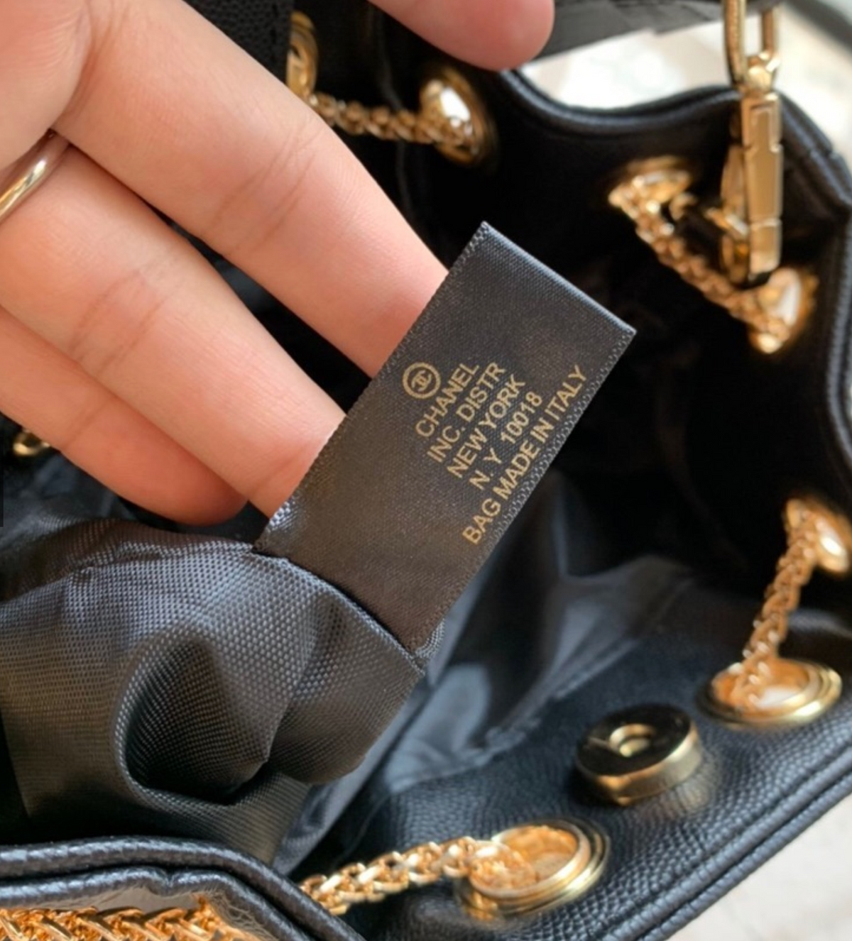 Designer Rope Chain Bucket Bag