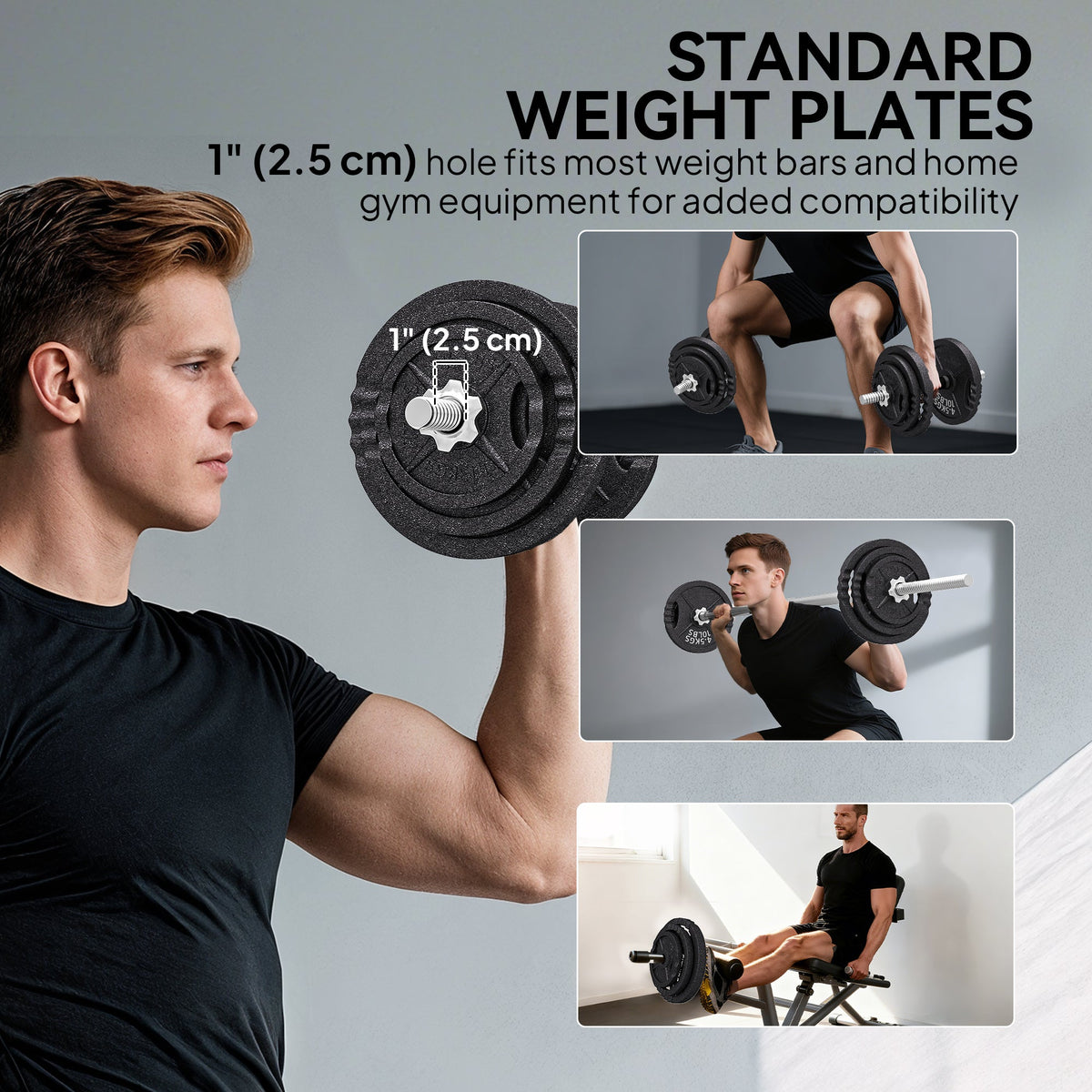 Adjustable Dumbbell Set, 2 in 1 Weights Dumbbells Set for Home Gym, 112lb Free Weights with Non-Slip Grip