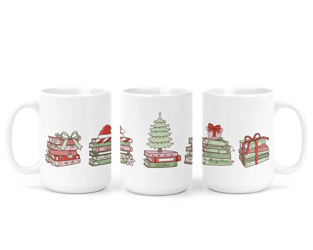 Seasons Readings Ceramic Mug | Bookish | Christmas Mug | Book Mug