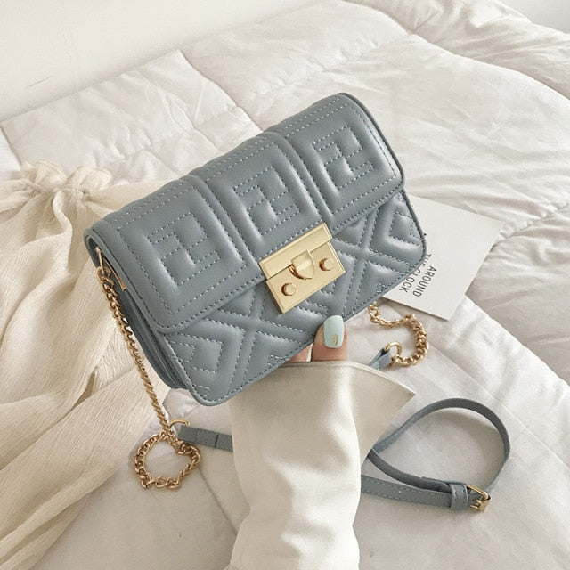 Deuce Leather & Chain Bag