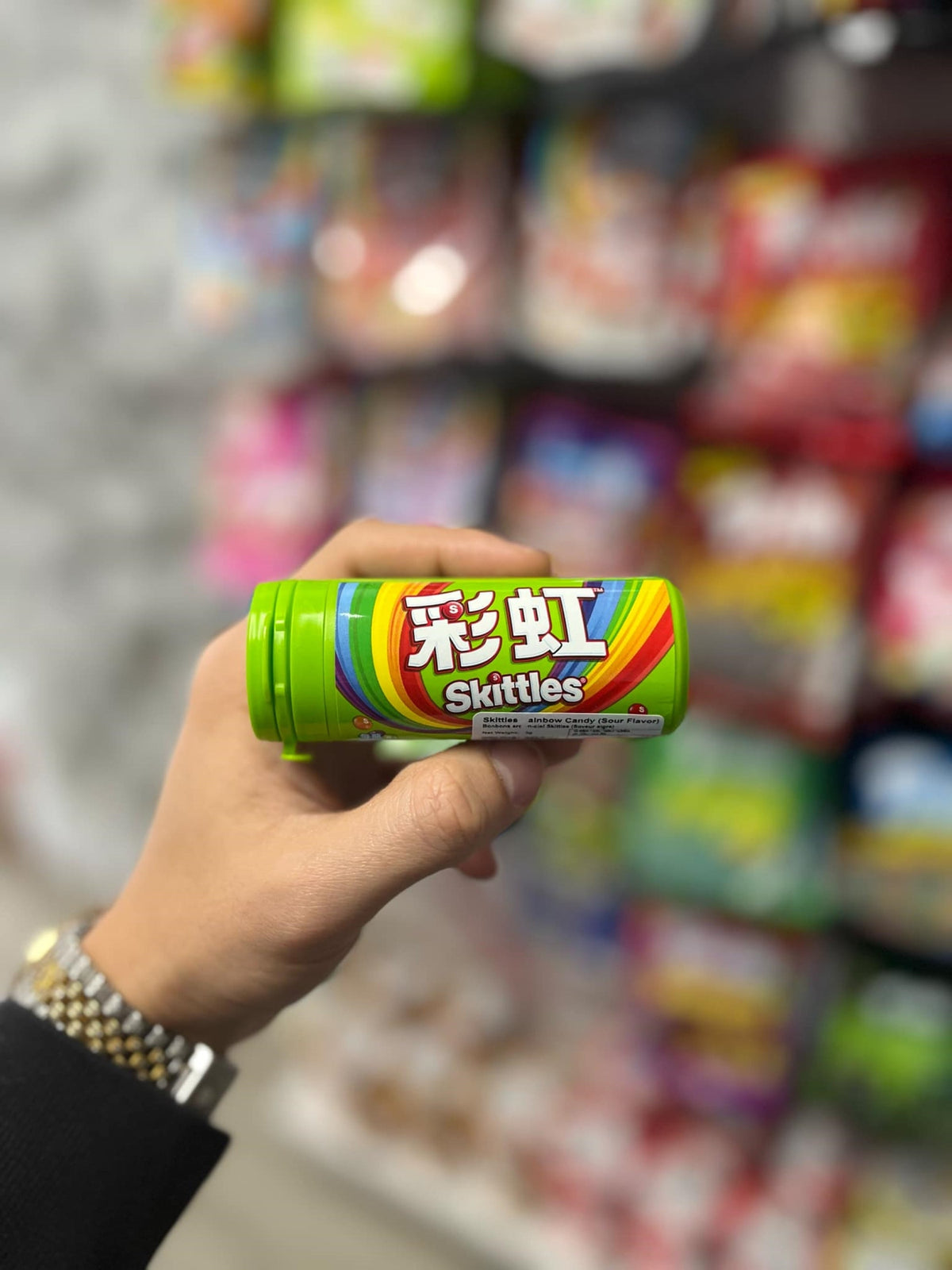 Skittles Tube Rainbow Sour Flavour (CHINA) 🍋🍓🍊- 30G