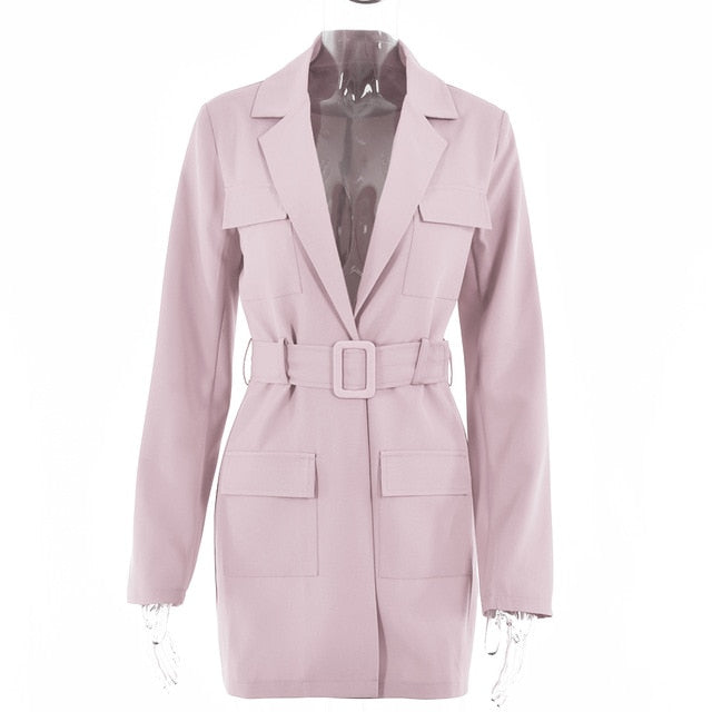 Belt & Blazer Dress