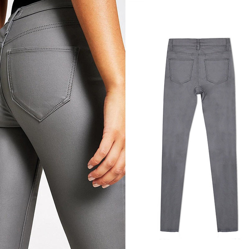 Grey Fitted Denims