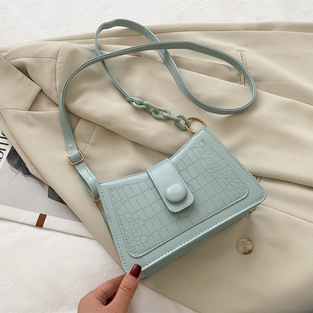 Link & Leather Strap Bag